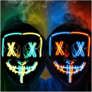 COZONY Halloween Mask with V-Shaped Design, Decorative Costume Mask for Parties and Festive Events - 1 of 4