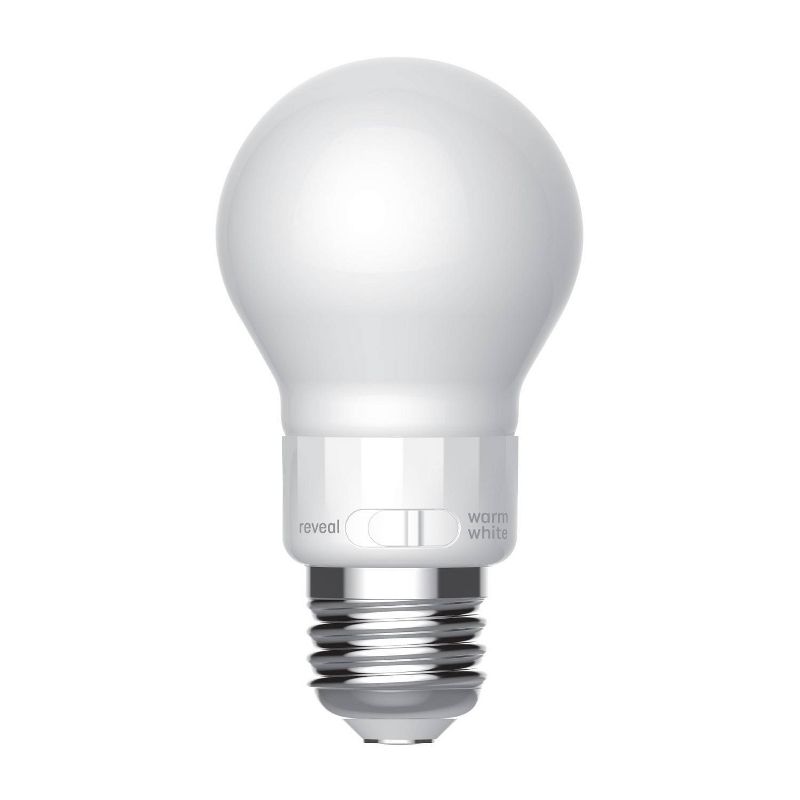 GE 2pk 5.5 Watts Color Select Warm White or Reveal Medium Base Reveal LED Light Bulbs, 4 of 7