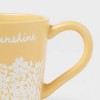 15oz Margo 'Mornin' Sunshine' Drinkware Mug Yellow - Threshold™ - 3 of 3