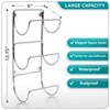 Sorbus Wall-Mount Towel Rack - Great for Organizing Rolled Bath Towels, Washcloths, Linens (Holds 12) - 3 of 4