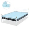 Costway 4''Gel-Infused Memory Foam Mattress Topper Ventilated Bed Pad - 3 of 4