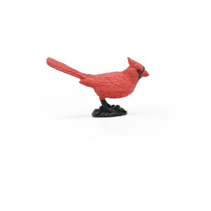 Collectible Wildlife Gifts | Cardinal Bird,  Rubber Bird, Educational, Realistic, Hand Painted,  Model,   Gift,   2 1/2"    F3390 B27 - 1 of 4