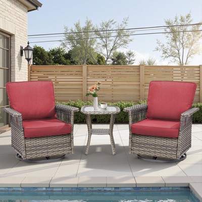 Buenhomino Outdoor Patio All-Weather Wicker Furniture Set