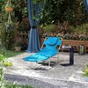 Resenkos Outdoor Versatile Chair With Face Cavity - 5-Level Adjustable Lounge Chair for Beach & Pool Relaxation, - 3 of 4