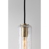Mitzi Skye 1 - Light Pendant in  Aged Brass Clear Crackle Shade - 3 of 4