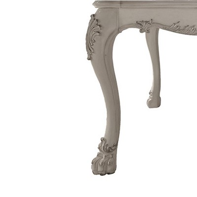 Dresden Bone White 55" Square Counter Height Dining Table