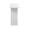 Kumasinova 60" Modern Curved Design Console Table,Entryway Table with Storage Bottom Shelf,Traditional Sofa Table for Living Room,Corridor - 4 of 4