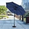 WestinTrends 9 Ft Outdoor Patio Market Table Umbrella with Round Resin Base - 2 of 4