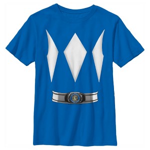 Boy's Power Rangers Blue Ranger Costume Tee T-Shirt - 1 of 4