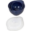 Wilton 6pc Covered Mixing Bowl Set Navy Blue - image 4 of 4