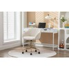 CAVINAS Mesh Fabric Home Office Chair, 360°Swivel Chair Adjustable Height with Gold Metal Base, Ergonomic Home Office Desk Chairs, Office Chair - 3 of 4
