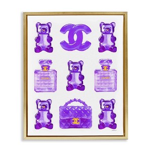 Stupell Industries Purple Glam Gummy Candy, 17" x 21" - 1 of 4
