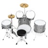 Ashthorpe 5-Piece Complete Junior Drum Set with Brass Cymbals - Advanced Beginner Drum Kit - 3 of 4