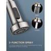 Cobbe Brushed Nickel Kitchen Faucet with Pull Down Sprayer, Stainless Steel Kitchen Sink Faucets for 1 or 3 Hole, Single Handle Faucet - 3 of 4