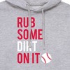 Men's - Instant Message - Rub Some Dirt On It Graphic Fleece Pullover Hoodie - 2 of 4