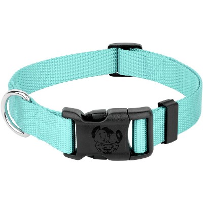 Country Brook Petz American Made Deluxe Nylon Dog Collar - Light Cyan,  Small : Target