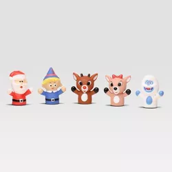 Rudolph the Red-Nosed Reindeer Finger Puppets - 5pc