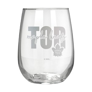 NHL Toronto Maple Leafs The Vino Stemless 17oz Wine Glass - Clear - 1 of 1