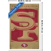 Trends International NFL San Francisco 49ers - Logo 25 Framed Wall Poster Prints - 3 of 4