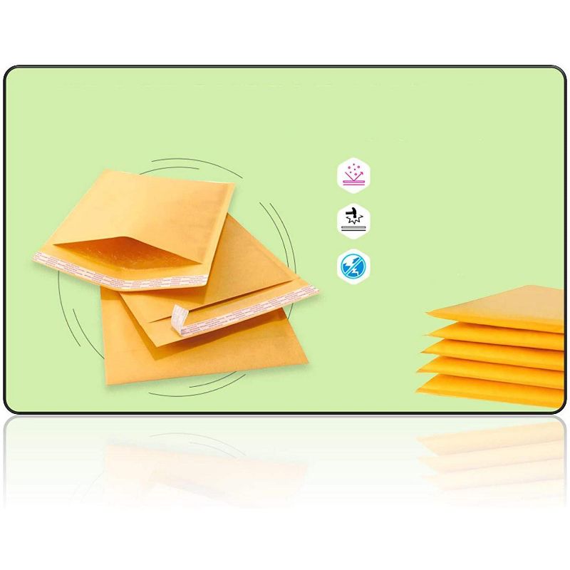 Link #0 6" X 10" Kraft Paper Bubble Mailers Padded Self Seal Shipping Envelopes Pack of 10/25/50/100/250, 3 of 6