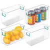 mDesign Plastic Kitchen Food Storage Organizer Bin, 4 Pack - 2 of 4
