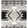 Manual Woodworkers and Weavers Flame Black Tapestry Throw Blanket 50"x60", Cotton, Bold Contemporary Design with Artistic Flame Motif - 3 of 3