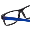 Soho 1017 in Black & Crystal Red Designer Eyeglasses :: Custom Left & Right Lens - 4 of 4