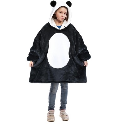 Catalonia Wearable Hoodie Blanket Sweatshirt, Oversized Comfortable Hooded Pullover Jacket for 7-16 yr Teens Youth Kids, Gift Idea