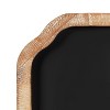 Kate & Laurel All Things Decor 20"X30" Marston Wood Framed Chalkboard Brown - 3 of 4
