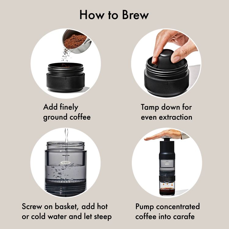 OXO Brew Rapid Brewer Single-Serve Coffee Maker Black: Manual Pour Over, Permanent Screen Filter, Dishwasher-Safe Parts, 5 of 13