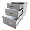 Garvee  Outdoor Kitchen Drawers, Stainless Steel Access BBQ Drawers with Flush Mount Handle - 2 of 4