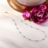 Ross-Simons 0.50 ct. t.w. Bezel-Set Diamond Station Necklace in 14kt White Gold - 3 of 4