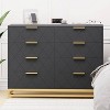 Zstar 8 Drawer Dresser Storage Organizer for Living Room, Bedroom, Hallway - 3 of 4