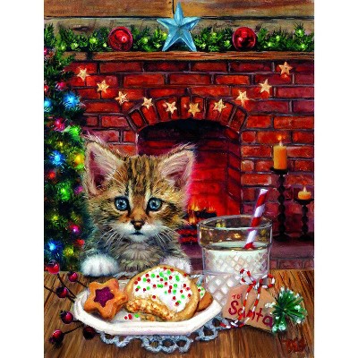 Sunsout A Surprise for Santa 500 pc  Christmas Jigsaw Puzzle 37054