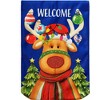 Briarwood Lane Christmas House Flag 40x28 For Outdoor Rudolf Burlap For Christmas House Flag - 3 of 4