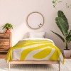 Deny Designs Angela Minca Abstract Lines Yellow Twin/Twin XL Comforter and Sham Set (2-3pc Set) - 3 of 4