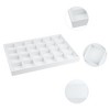Unique Bargains PU Leather White Jewelry Trays with Removable Dividers - 2 of 4