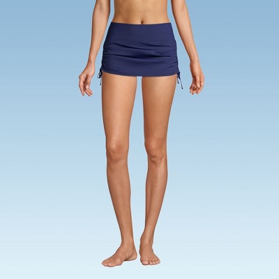 Lands' End Women's Plus Size Adjustable Swim Skirt