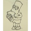 The Simpsons Men's Bart Squishy Machine Sketch Design T-Shirt - 2 of 4