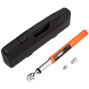 VEVOR Digital Torque Wrench, 3.7-37ft.lb/5-50n.m 3/8" Drive Electronic Torque Wrench, Torque Wrench Kit Torque Range Accurate to ±2%,  Orange - 1 of 4