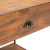 Eris 1 Drawer 1 Shelf Accent Table - ACC6604A - Brown/Black - Safavieh - 4 of 4
