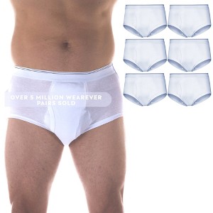 6-Pack Wearever Maximum Absorbency Briefs - 1 of 4