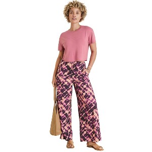 VENUS Womens Linen Wide Leg Pants - 1 of 4