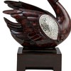 Gulches 16.5-Inch Tall Folius Floral Foliage Swan Decor, Holiday Accent - 3 of 4
