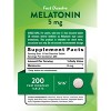 Nature's Truth Melatonin 5mg Fast Dissolve Tablets | 200 Count | Natural Berry Flavor - 2 of 4