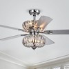 Warehouse Of Tiffany Kyana Chrome Crystal 6-Light 52" Ceiling Fan with Remote Control - 2 of 2