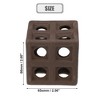Unique Bargains Resin Aquarium Hideaway Rock Cave Fish Tank Decoration Brown 2.56''x2.52''x2.60'' - 4 of 4