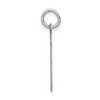 Black Bow Jewelry 14k White Gold, Jersey Collection, Small Number 46 Pendant - 2 of 4