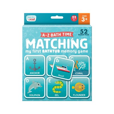 Chuckle & Roar A-Z Bath Time Matching Floating Memory Game
