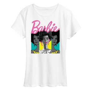 Women's - Barbie - Photo Retro Black Barbie Short Sleeve Graphic T-Shirt - 1 of 4